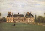 Jean Baptiste Camille  Corot Rosny,the Chateau of the Duchesse de Berry (mk05) oil painting picture wholesale